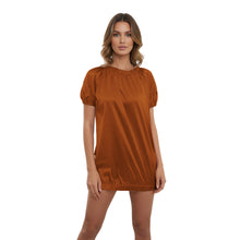 Satin Round Neck T-Shirt | Silky Short Sleeve Top S-3XL | 41 Colors S106
