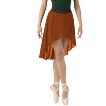 Chiffon High-Low Ballet Skirt | Asymmetrical Dance Wrap Skirt for Women | 30 Colors, S-5XL C41