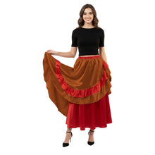 Satin Half Circle Belly Dance Skirt | Elegant Flow S-3XL | 41 Colors S71