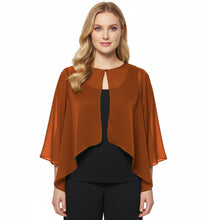 Chiffon Sheer Peplum Top | Flowy Blouse S-5XL | 30 Colors C48