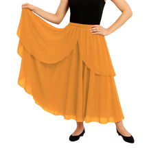 Chiffon 2 Layer Belly Dance Skirt | Flowy Fancy Costume S-5XL C75