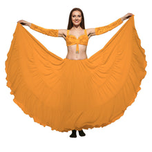 25 Yard 4-Tier Chiffon Belly Dance Skirt | Extreme Volume Sheer Dancewear C7