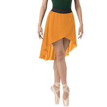 Chiffon High-Low Ballet Skirt | Asymmetrical Dance Wrap Skirt for Women | 30 Colors, S-5XL C41