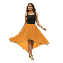 Chiffon High-Low Belly Dance Skirt | Designer Asym Flow S-5XL C66