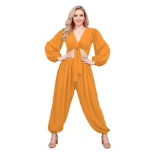 Belly Dance Costume Set: Ruffle Top & Boohoo Harem Pants S-5XL C70