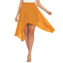 Flowy Chiffon Asymmetrical High-Low Maxi Skirt C38