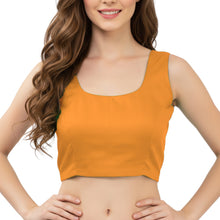 Chiffon Sleeveless Blouse for Bollywood Dance | S-5XL Plain 30 Colors C34