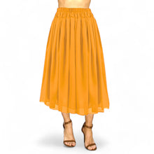 Max Flow Chiffon Full Circle Skirt with Lining | 30 Colors S-5XL