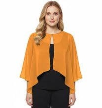 Chiffon Sheer Peplum Top | Flowy Blouse S-5XL | 30 Colors C48