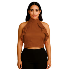 Satin Crop Top | Fancy Party Wear Blouse S-3XL | 41 Colors S92