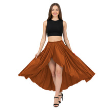 Satin Asymmetrical Wrap Skirt | High-Low Flow S-3XL | 41 Colors S72