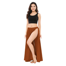 Satin Belly Dance Side Cut Skirt | Side Cut Flow Costume S-3XL | 30 Colors S36