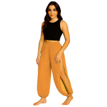 Sheer Chiffon Harem Yoga Pant | Flowing Belly Dance & Layering Trouser Side Cut harem Pant C19