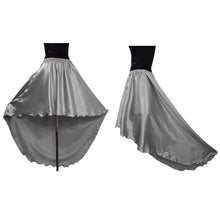 Satin Belly Dance  Asymmetrical Skirt S47 - Regular Size 1