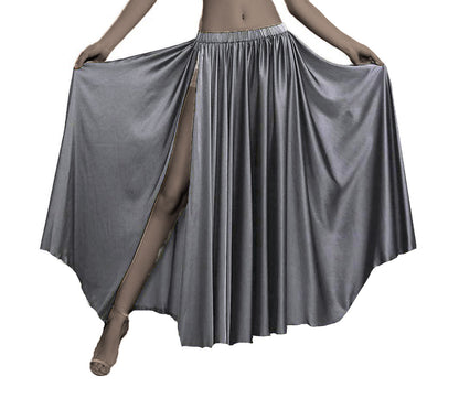 Belly Dancing Skirt Full Circle Skirt One Slit S93 - Regular Size 1