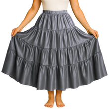 12 Yard 4 Tier Belly Dance Skirt | Full Volume Flow S-3XL S32