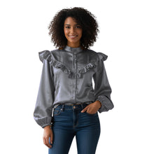 Maroon Satin Classic Shirt, versatile elegant blouse S-3XL.