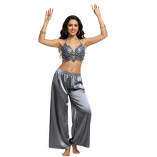 Satin Palazzo Pants | Belly Dance Wide Leg Flow S-3XL | 41 Colors S19
