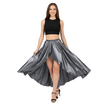 Satin Asymmetrical Wrap Skirt | High-Low Flow S-3XL | 41 Colors S72