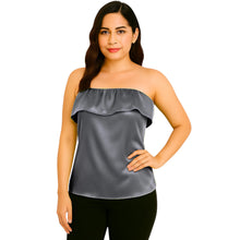 Satin Sleeveless Fancy Top | Party & Evening Wear S-3XL | 41 Colors S88
