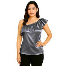 Satin Sleeveless Fancy Top | Party & Evening Wear S-3XL | 41 Colors S87