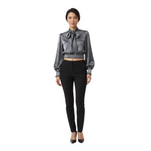 Satin Bow Blouse | Elegant Pussycat Tie Shirt S-3XL | 41 Colors S27