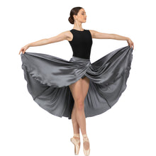 Satin Asymmetrical Wrap Skirt | Ballet Dance High-Low S-3XL | 41 Colors S73