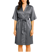 Satin Night Wear Bathrobe | Luxurious Kimono Robe S-3XL | 41 Colors S79