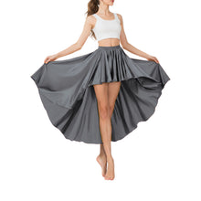 Satin Asymmetrical High-Low Skirt | Flowy Maxi S-5XL | 41 Colors S74