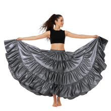 Ultimate Satin 25 Yard 4 Tier Skirt | Belly Dance Skirt S-5XL S20