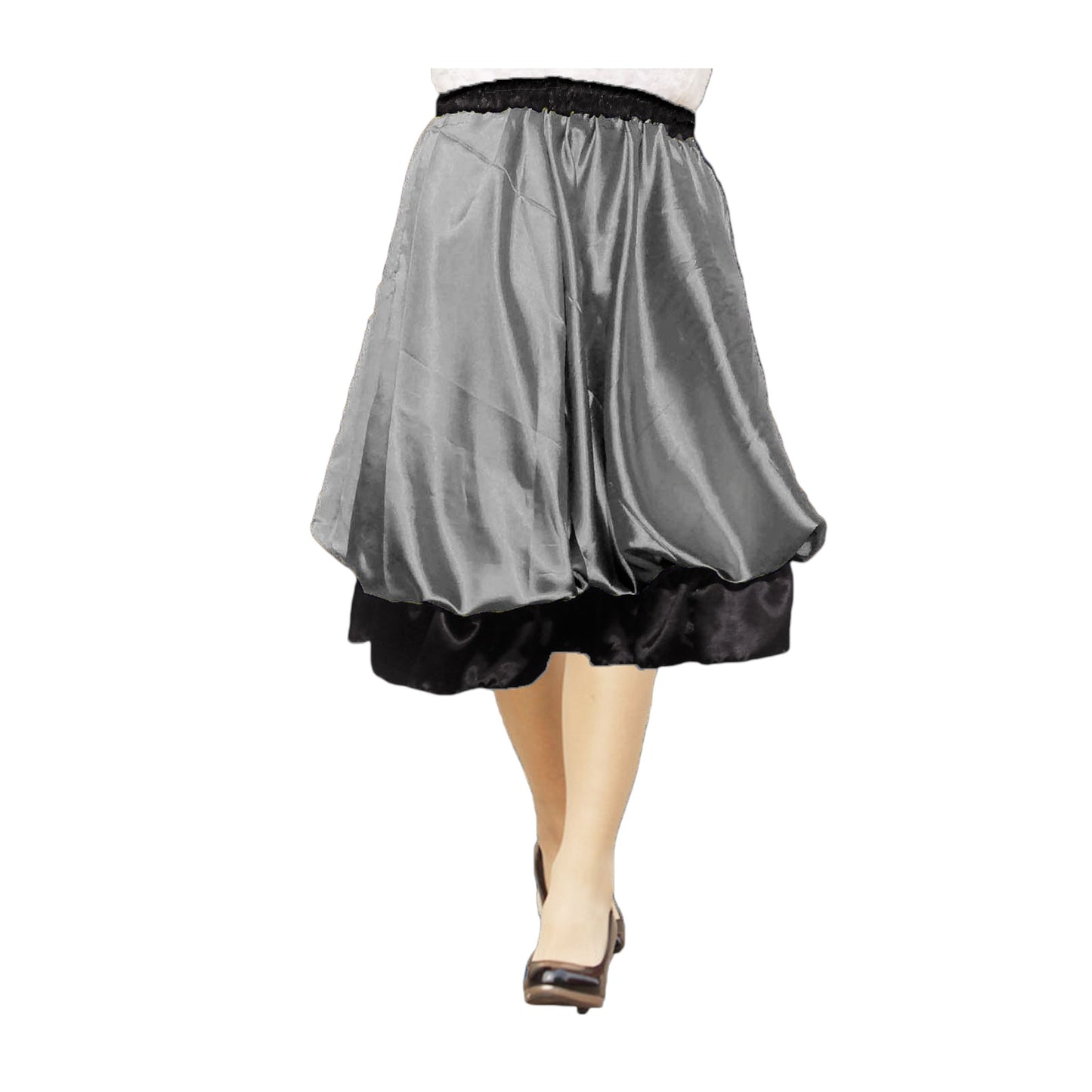 Satin Balloon Skirt S38 - Regular Size 1