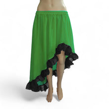 Chiffon sheer Assymetrical Skirt With Frill C22 - Regular Size 1