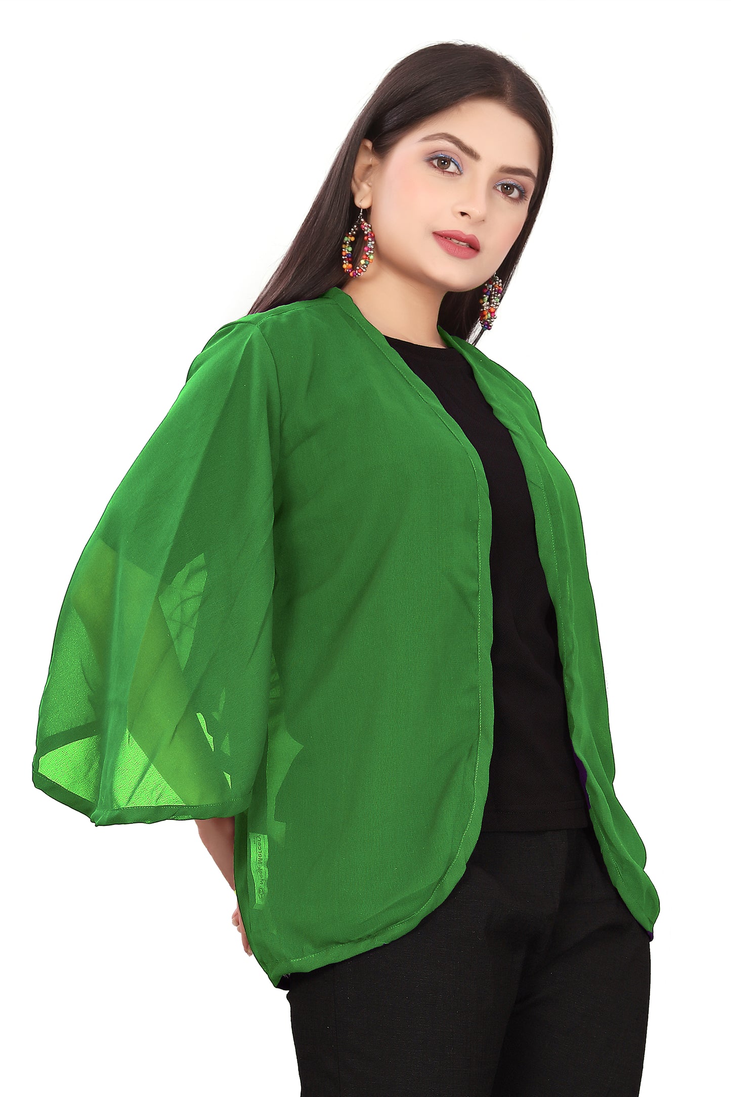 Women Chiffon Shrug / Jacket C51- Regular Size 1