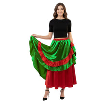 Satin Half Circle Belly Dance Skirt | Elegant Flow S-3XL | 41 Colors S71