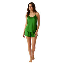 Satin Pajama Set | Night Wear Top & Pant S-3XL | 41 Colors S98