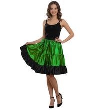 Satin 3-Layer Short Skirt | Tiered Ruffle Party Mini S-3XL S68