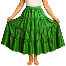 12 Yard 4 Tier Belly Dance Skirt | Full Volume Flow S-3XL S32