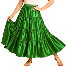 Ultimate Satin 32 Yard 4 Tier Skirt | Pro Belly Dance S-3XL S30