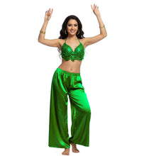 Satin Palazzo Pants | Belly Dance Wide Leg Flow S-3XL | 41 Colors S19