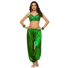 Satin Belly Dance Harem Pants | Flowy Trousers S-3XL | 41 Colors S10