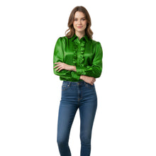 Maroon Satin Vintage Style Shirt, versatile retro blouse.