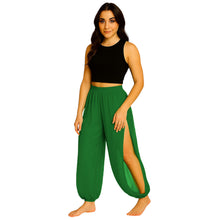 Sheer Chiffon Harem Yoga Pant | Flowing Belly Dance & Layering Trouser Side Cut harem Pant C19