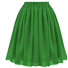 Flowy Chiffon Mini Skirt - High-Waist Pleated Party & Cocktail Wear C27