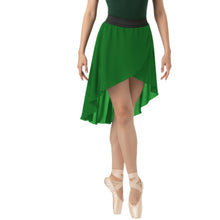 Chiffon High-Low Ballet Skirt | Asymmetrical Dance Wrap Skirt for Women | 30 Colors, S-5XL C41