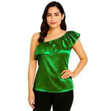 Satin Sleeveless Fancy Top | Party & Evening Wear S-3XL | 41 Colors S87