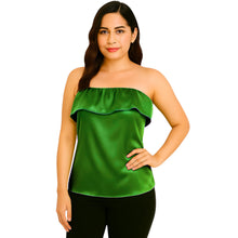 Satin Sleeveless Fancy Top | Party & Evening Wear S-3XL | 41 Colors S88