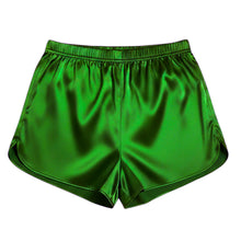 Satin Night Wear Mini Shorts | Sleep & Lounge Pant S-3XL | 41 Colors S78 Meek Mercery BY KF