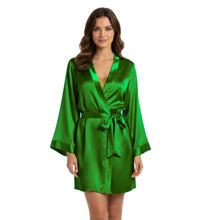 Satin Night Wear Bathrobe | Luxurious Kimono Robe S-3XL | 41 Colors S104
