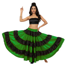 Satin Full Circle Dance Skirt Frill | 360° Flow S-3XL S46