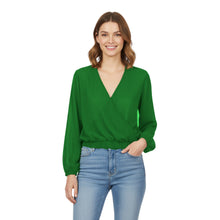 Chiffon V Neck Cover Top | Sheer Flowy Blouse S-5XL | 30 Colors C53